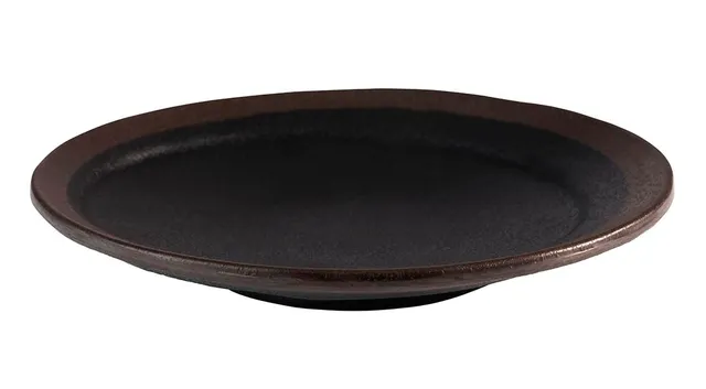 aps-marone-teller-melamin-schwarz-20-5-cm image 1