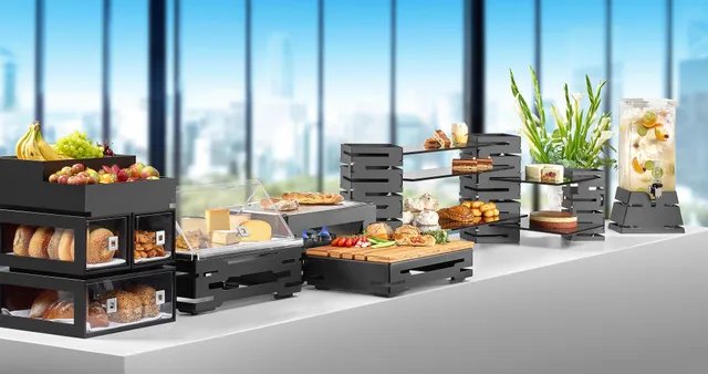 rosseto-display-risers-buffet-st-nder-mid-morning-buffet-set image 1
