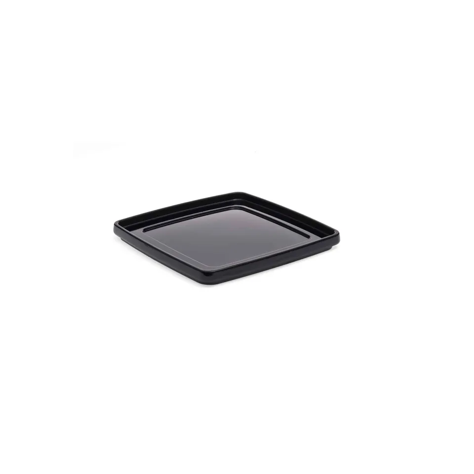 primeware-quality-melamine-deckel-eckig-schwarz-25-cm image 1