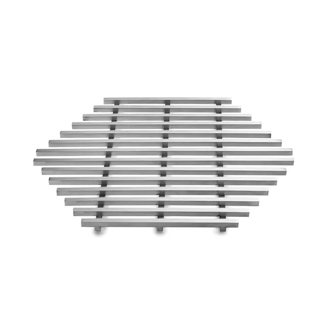 rosseto-honeycomb-track-grill-edelstahl-mittel-sm224 image 1