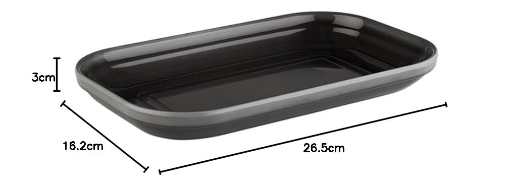 aps-emma-85120-gn-1-4-tablett-melamin-grau-26-5-cm image 1