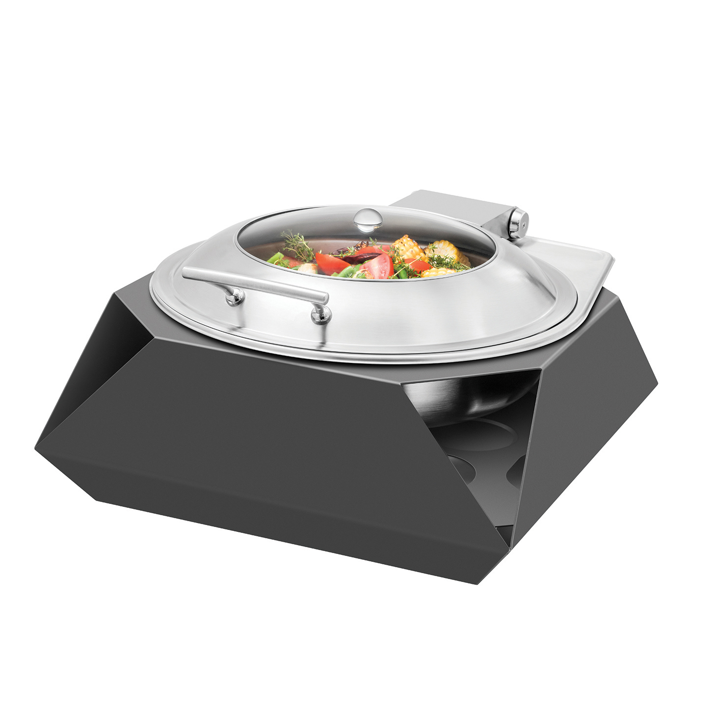 rosseto-chafing-dishes-sm284-diamond-rahmen-rund-schwarz image 3