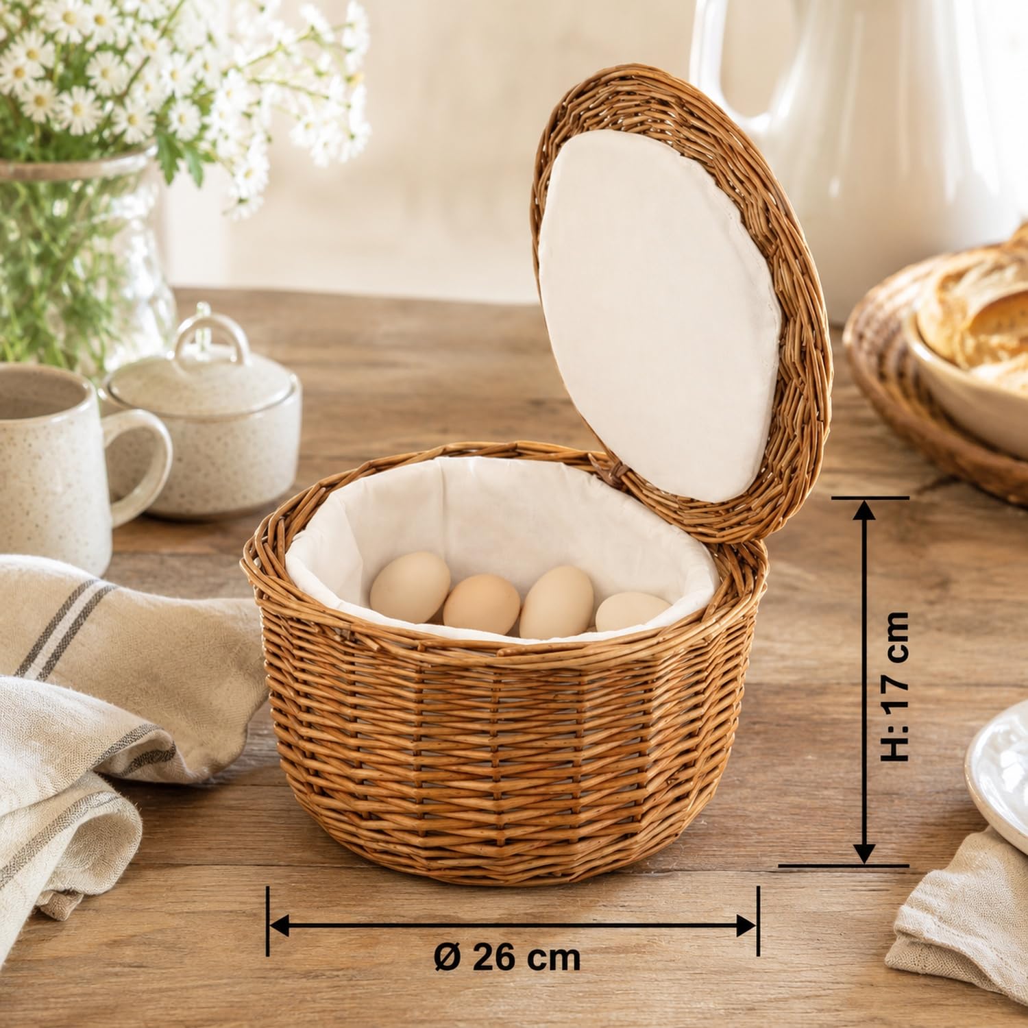 aps-ovo-eierkorb-beige-f-r-20-eier-vollweide image 2