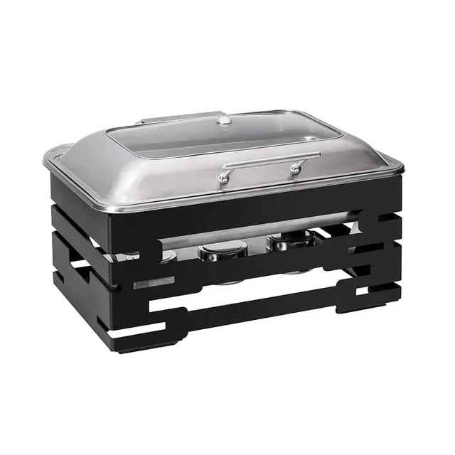 rosseto-multi-chef-sk062-chafing-dish-schwarz-10-soft-close image 1