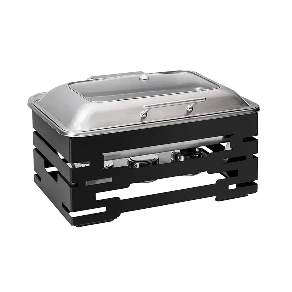 rosseto-multi-chef-sk062-chafing-dish-schwarz-10-soft-close image 1