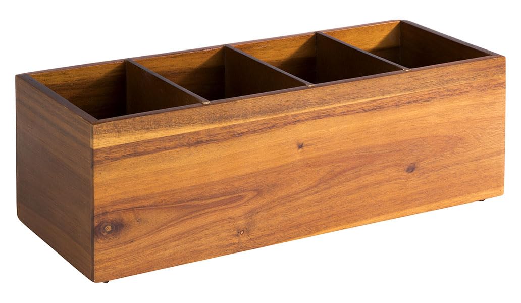 aps-woody-11649-holzbox-36x14-cm-akazie-4-f-cher image 1