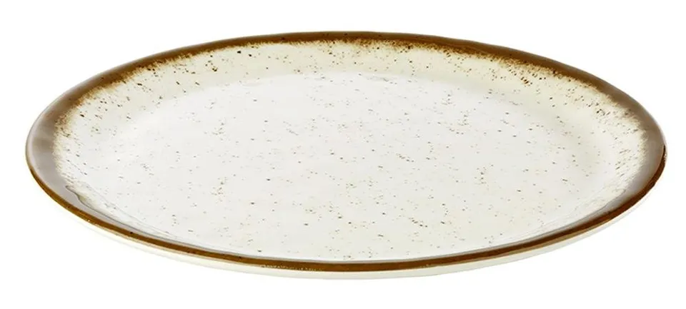 aps-stone-art-84512-teller-30-cm-creme-braun-melamin image 1