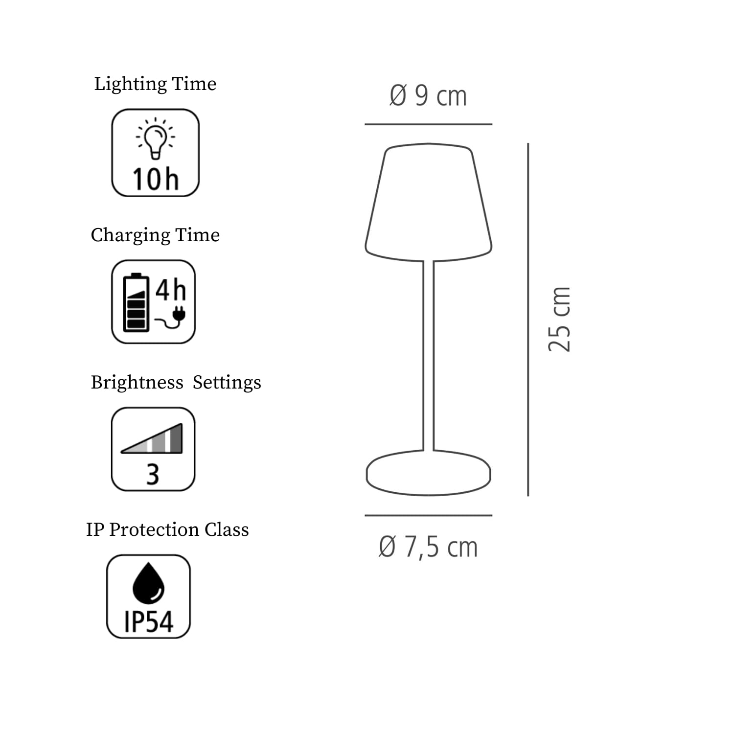 aps-merle-mini-17026-tischleuchte-schwarz-ip54-dimmbar image 6