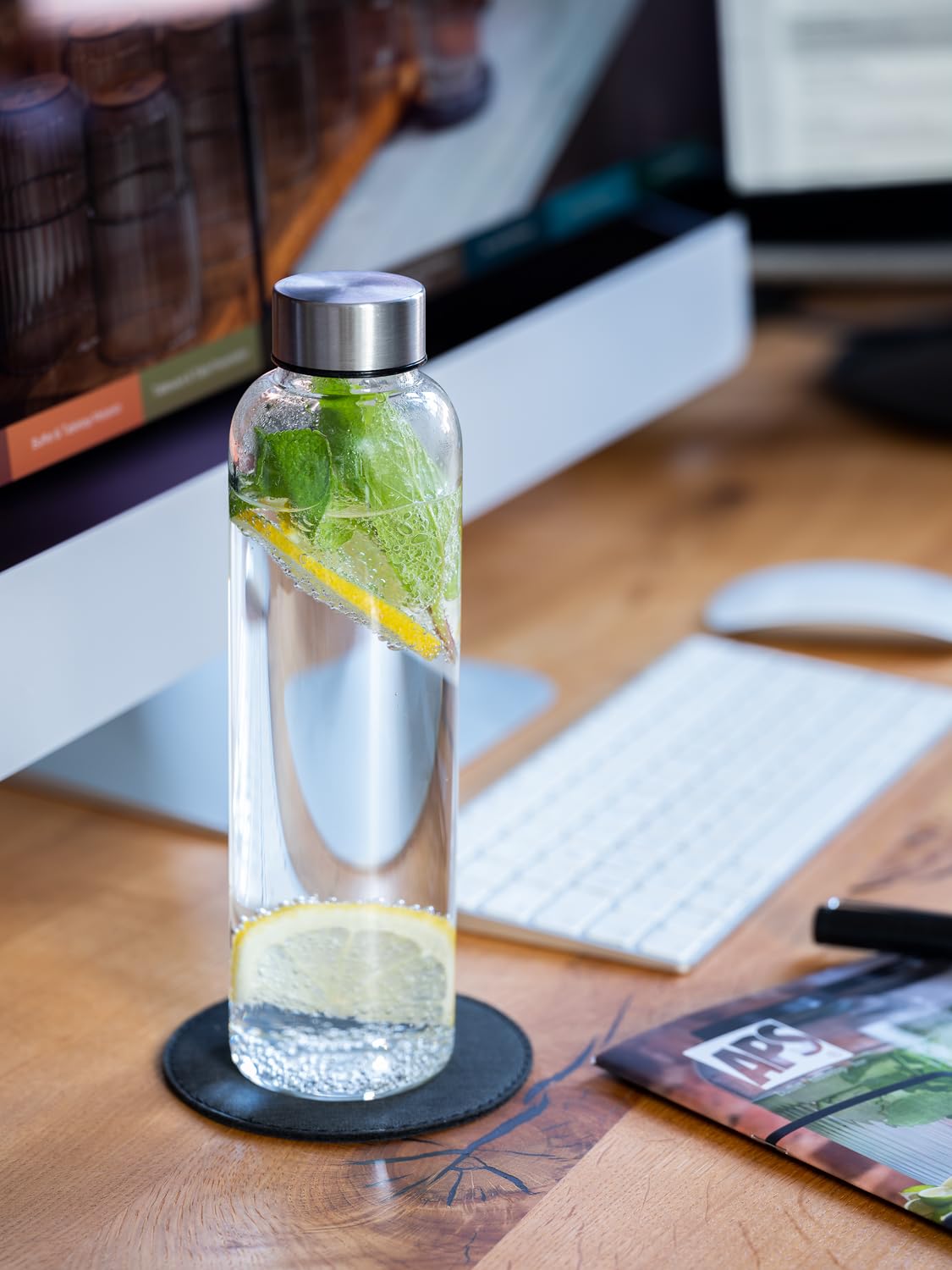 aps-bar-66907-trinkflasche-glas-550-ml-transparent image 4
