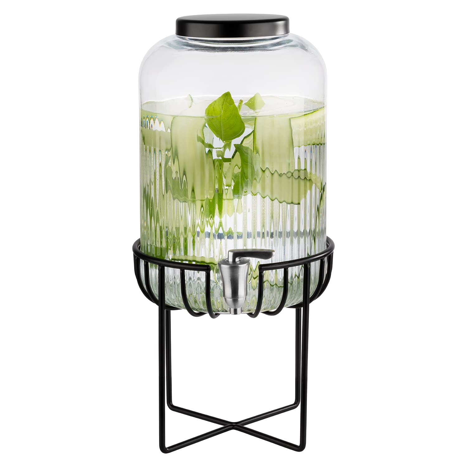aps-urban-10451-getr-nkespender-7-liter-glas-edelstahl image 2