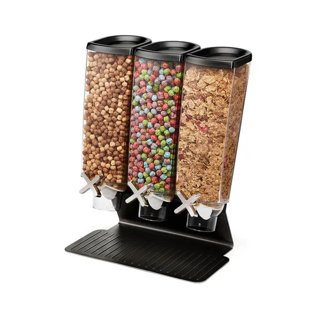 rosseto-ez-pro-ez50399-cerealien-spender-3x-3-8-l-schwarz image 1