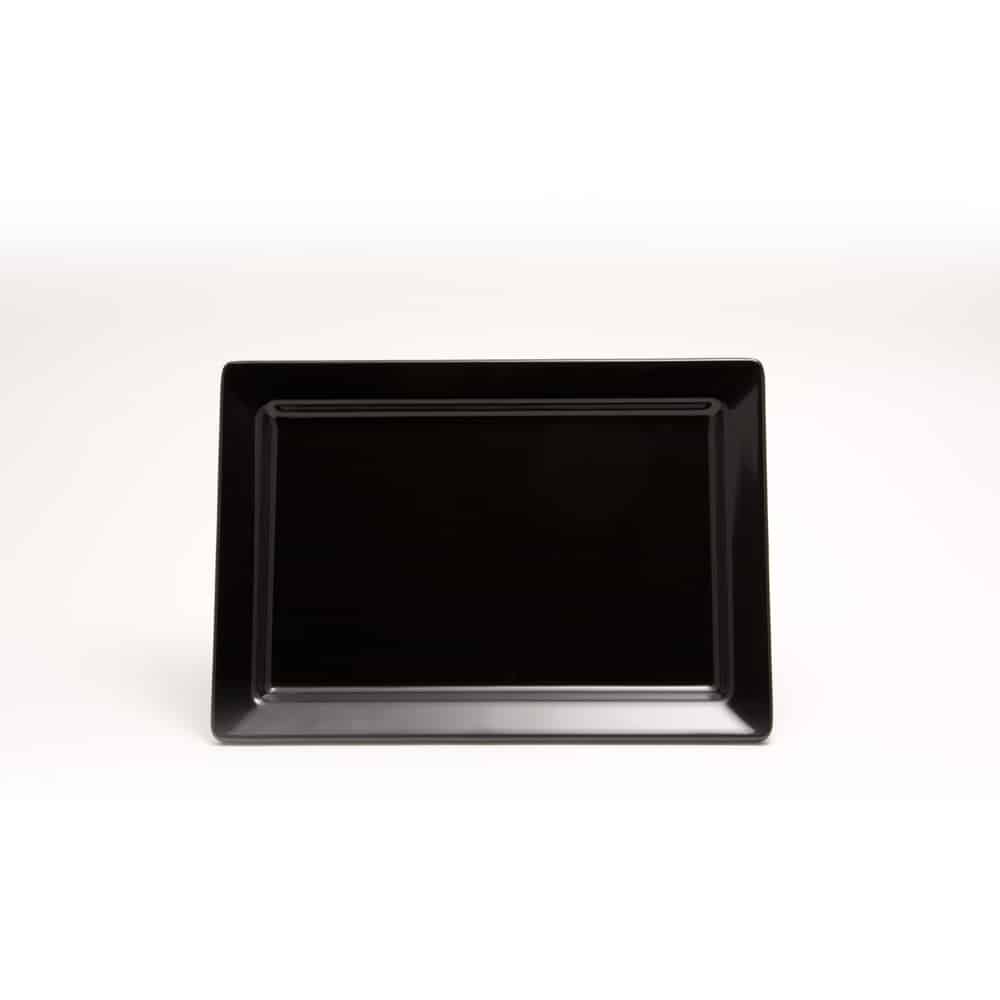 primeware-quality-melamine-platte-schwarz-oblong-servierplatte image 1