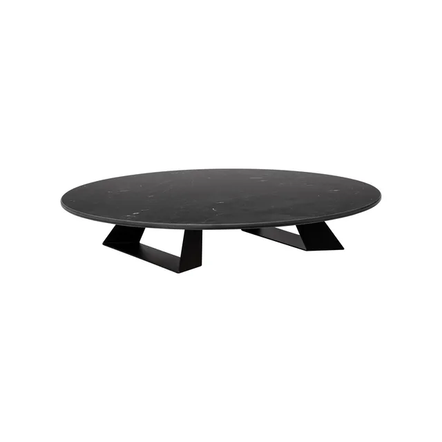 rosseto-alto-hplrs11-buffetst-nder-marmor-schwarz-rund-50cm image 1