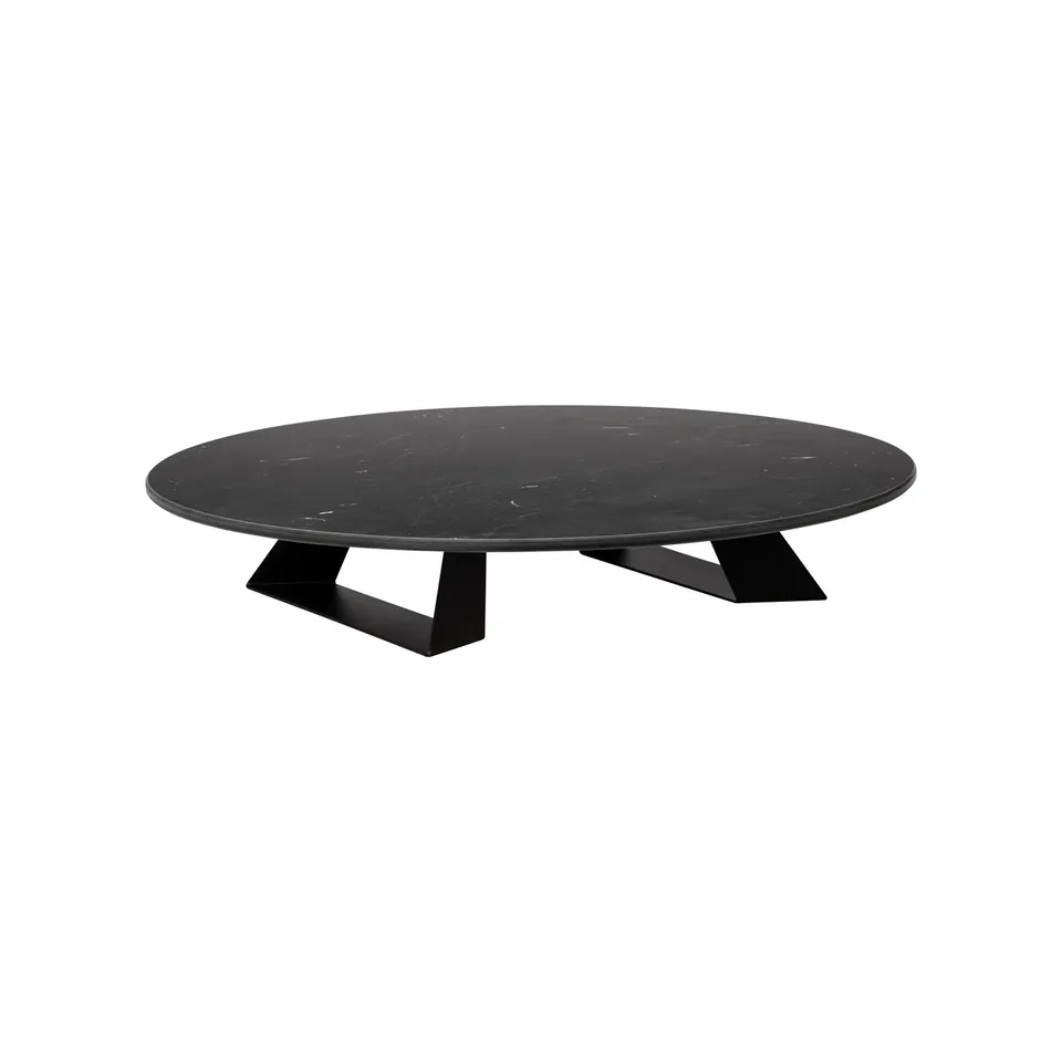 rosseto-alto-hplrs11-buffetst-nder-marmor-schwarz-rund-50cm image 1