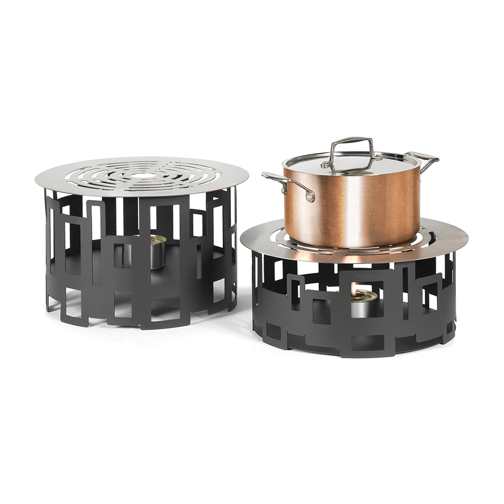rosseto-sm111-chafing-dish-rund-schwarz-matt-25-cm-stahl image 2