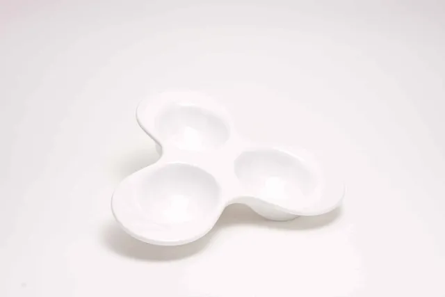 primeware-quality-melamine-tapas-schale-kleeblatt-wei image 1