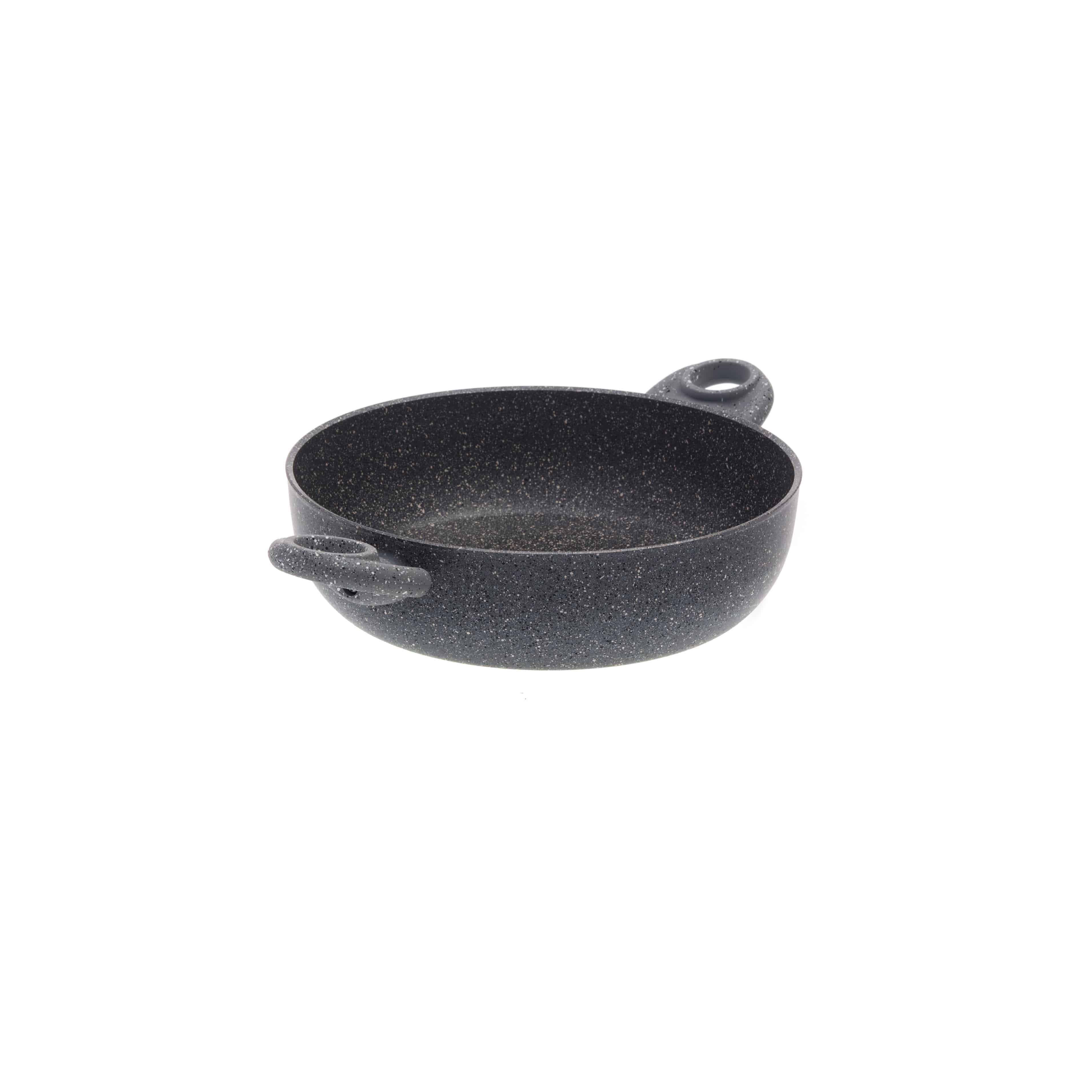primeware-graniteware-servierpfanne-rund-28-5x43x7cm-stein image 1
