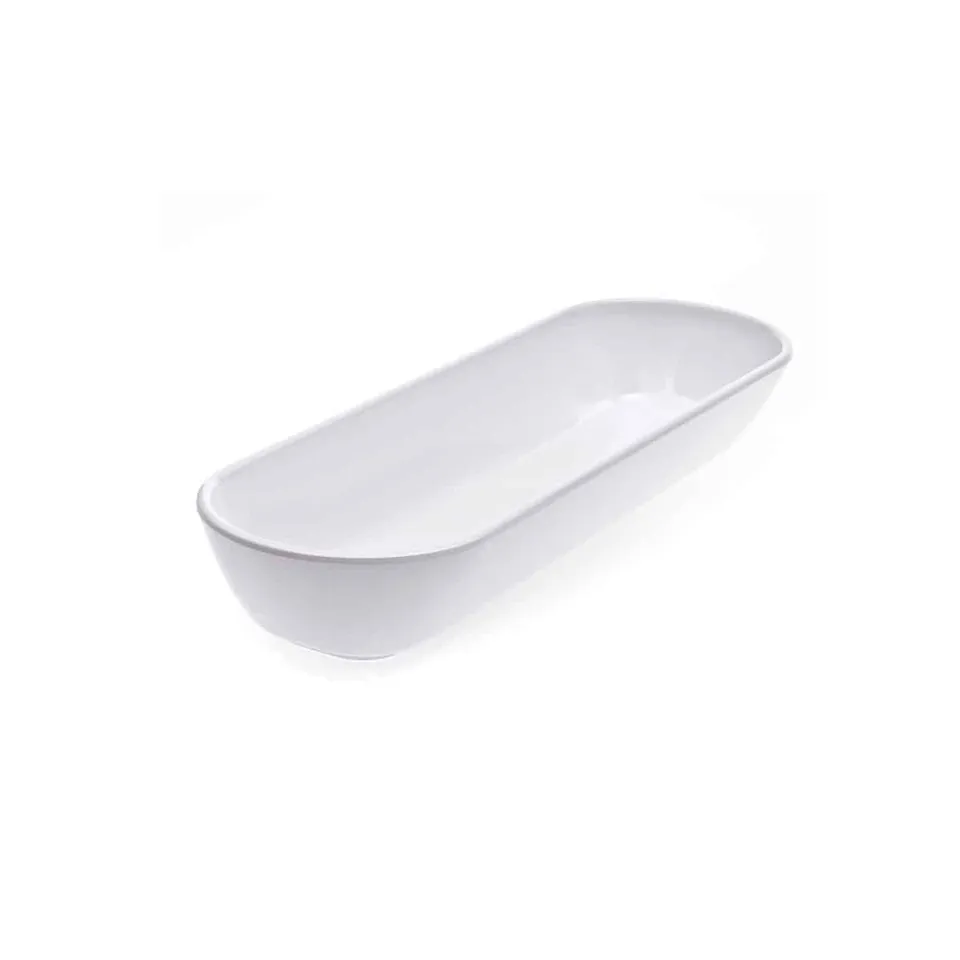 primeware-quality-melamine-ovale-sch-ssel-wei-51cm-bruchsicher image 1