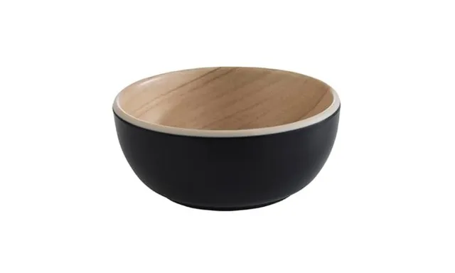 aps-frida-84931-schale-melamin-8-5-cm-schwarz-holz image 1