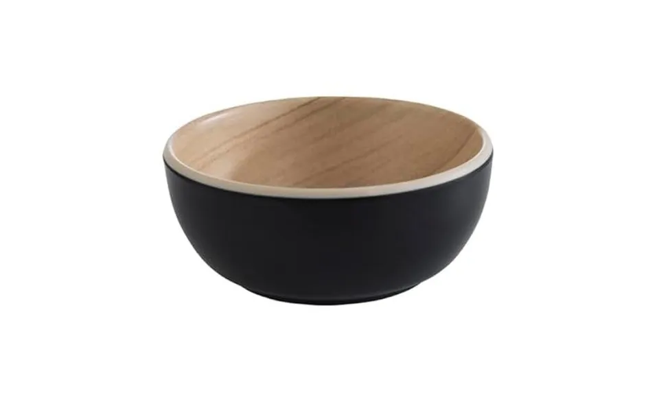 aps-frida-84931-schale-melamin-8-5-cm-schwarz-holz image 1