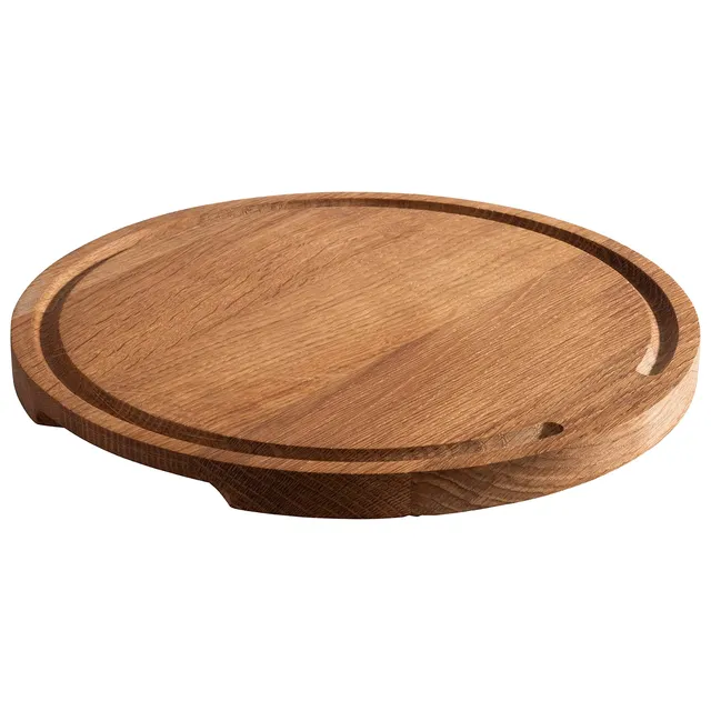 aps-table-756-servierbrett-pizza-eiche-29-cm-saftrinne image 1