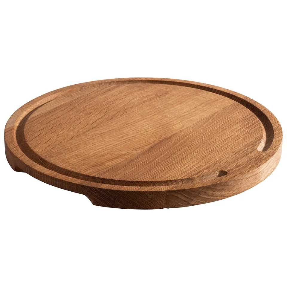 aps-table-756-servierbrett-pizza-eiche-29-cm-saftrinne image 1
