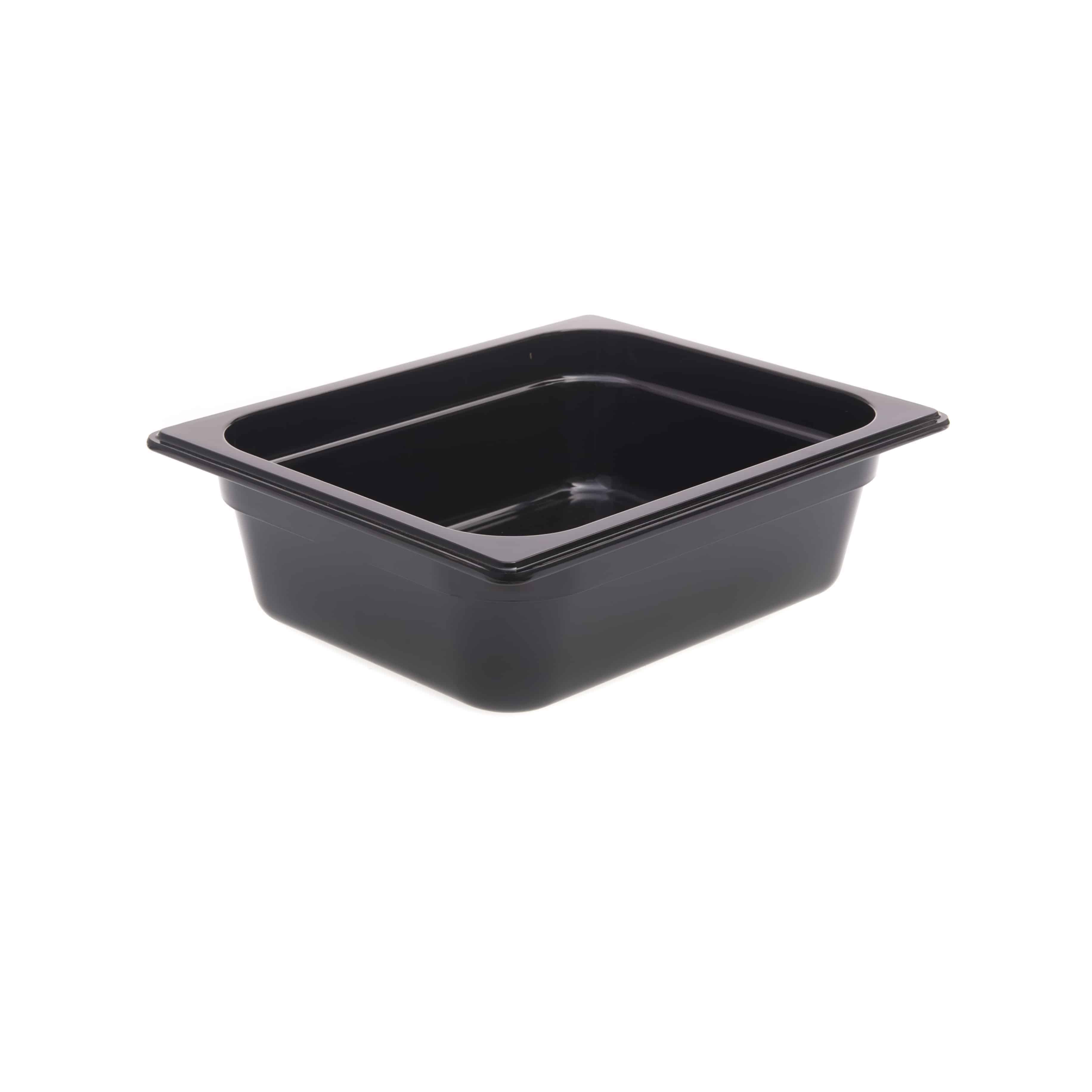 primeware-quality-melamine-gn-beh-lter-1-2-schwarz-100mm image 1