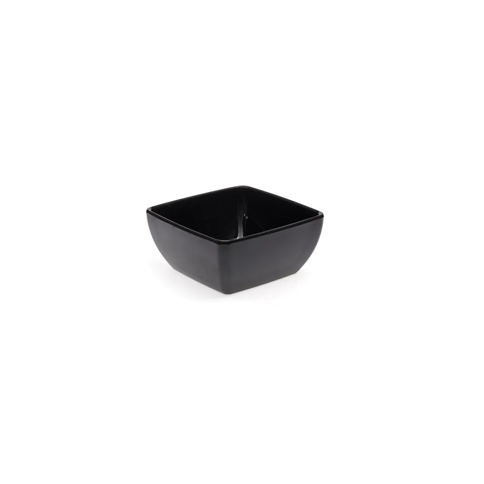 primeware-quality-melamine-schale-eckig-schwarz-11-5-cm image 1