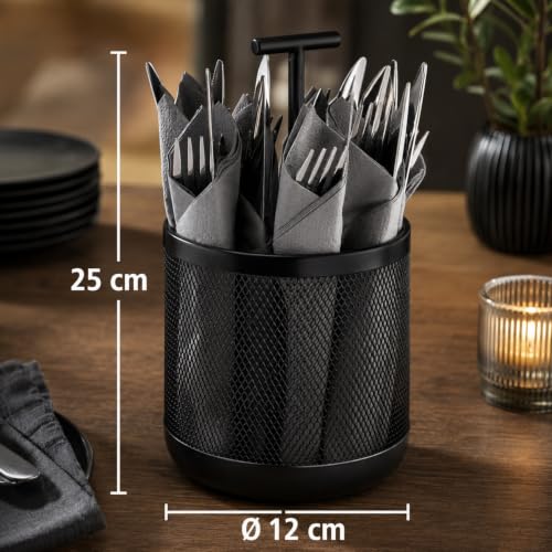 aps-dart-besteckbeh-lter-metall-schwarz-3-f-cher image 7