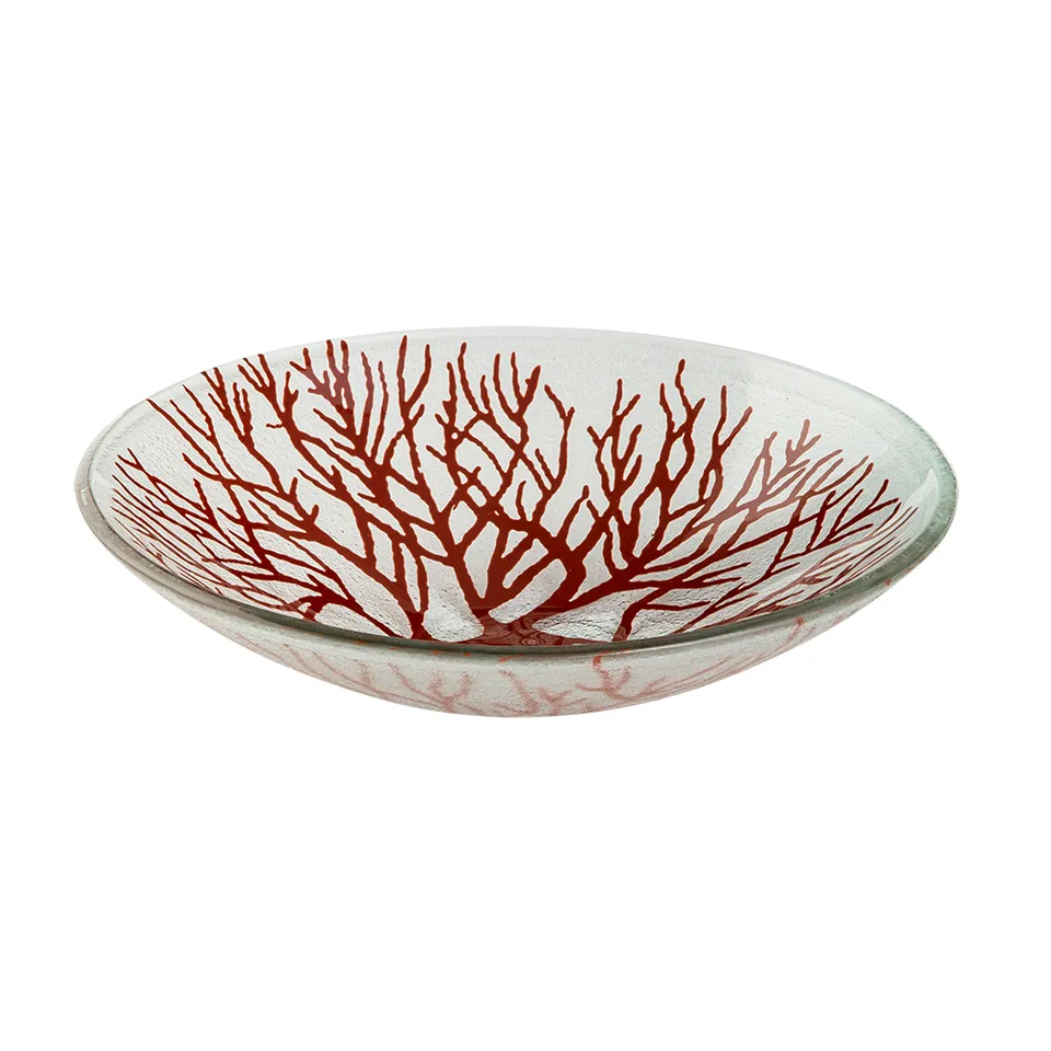 rosseto-ven-glass-radici-gls047c-glasschale-cognac-28-cm-2er-set image 1