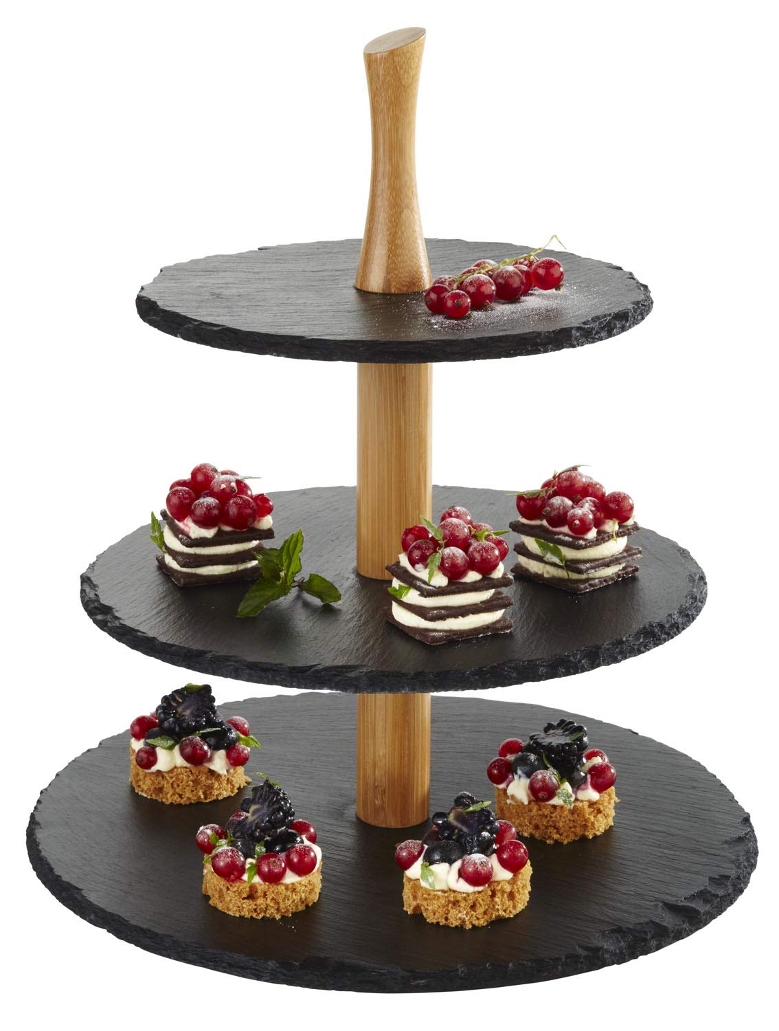 aps-frames-etagere-3-st-ckig-schiefer-34-cm-akazie image 1