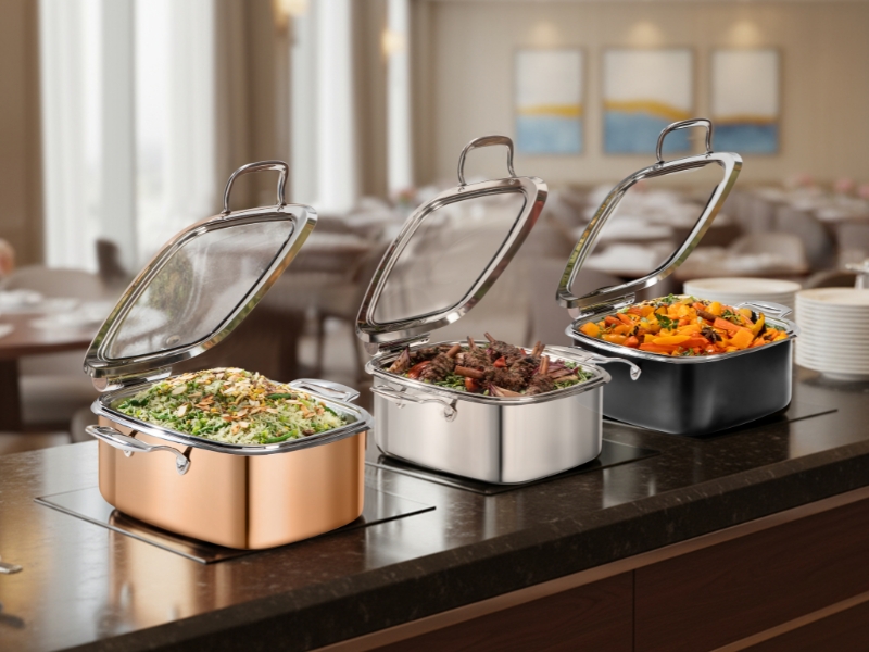 rosseto-le-dish-gwd295k-gr-chafing-dish-gold-eckig-4-2-qt image 2