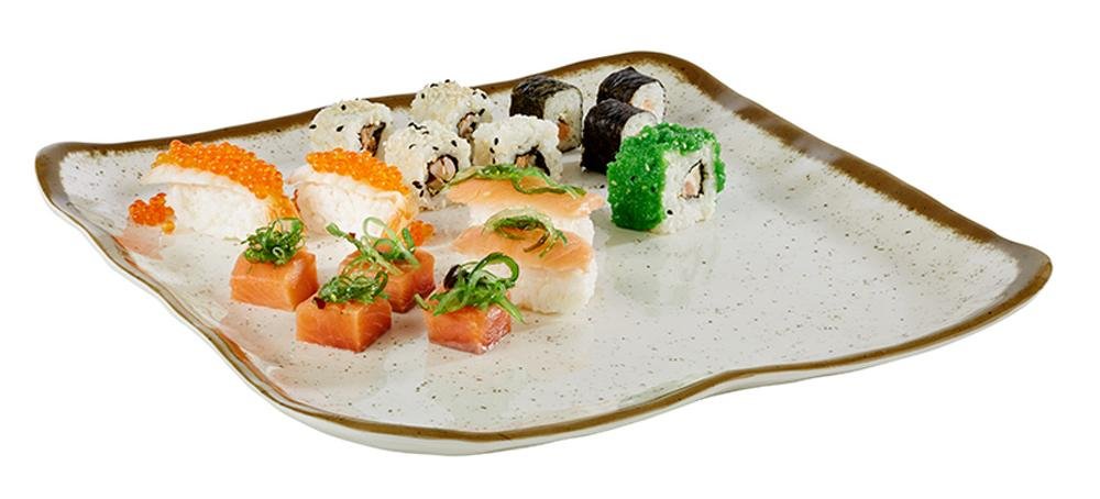 aps-stone-art-84517-teller-melamin-creme-wei-33-cm image 2