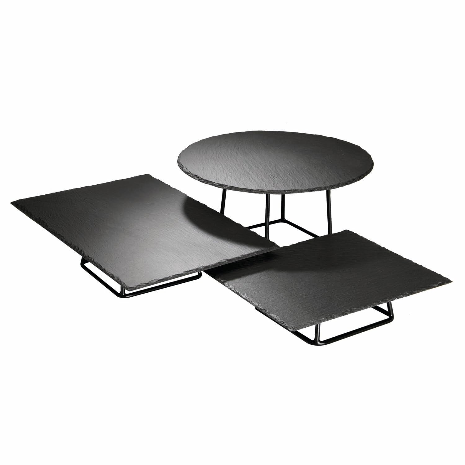 aps-frames-33250-buffetst-nder-metall-schwarz-18x18-h-8-cm image 2