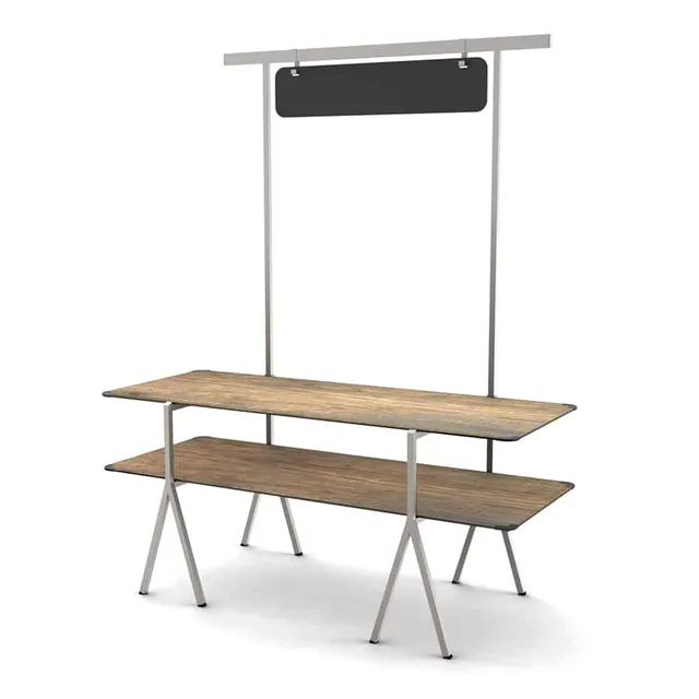 rosseto-modulite-mt-2001ws-buffettisch-set-walnuss-2-stufig image 1