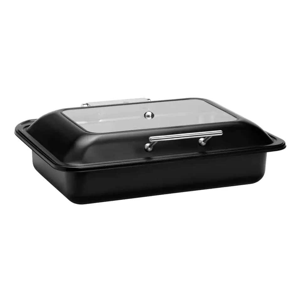 rosseto-multi-chef-chafing-dish-sm401-schwarz-mit-soft-deckel image 1