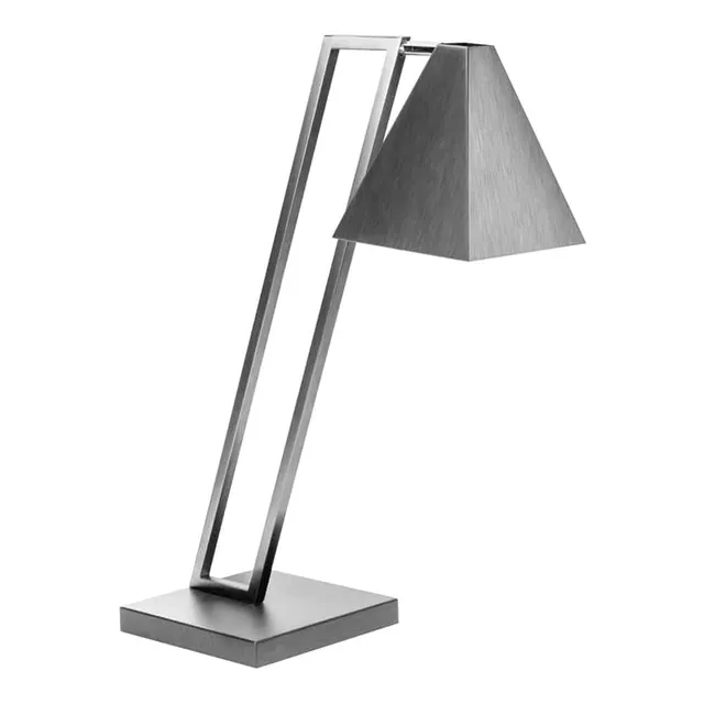 rosseto-hl011-w-rmelampe-edelstahl-pyramide-single-metallsockel image 1