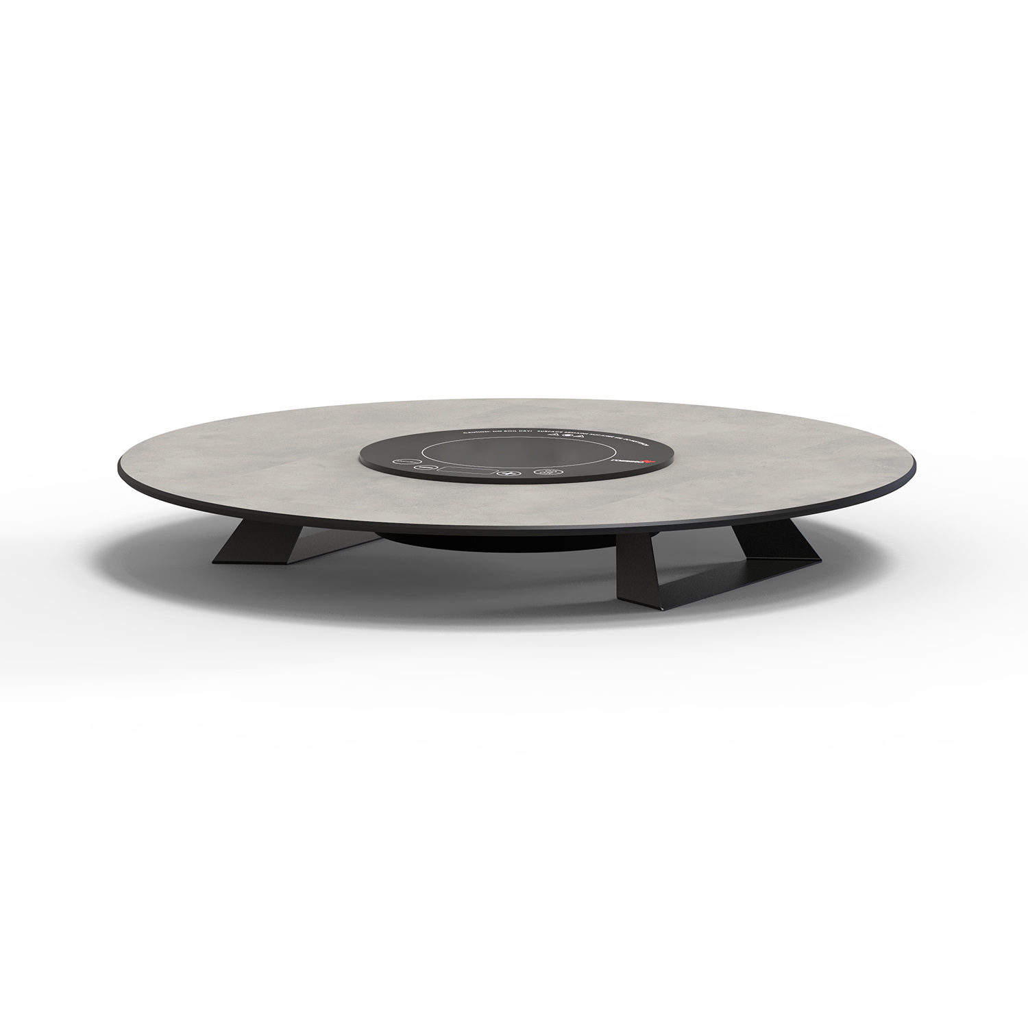 rosseto-alto-hplrsi85-riser-rund-25-concrete-gray image 1