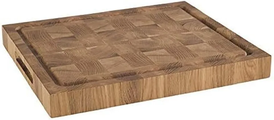aps-classic-schneidbrett-eiche-38x32-cm-mit-saftrinne image 1