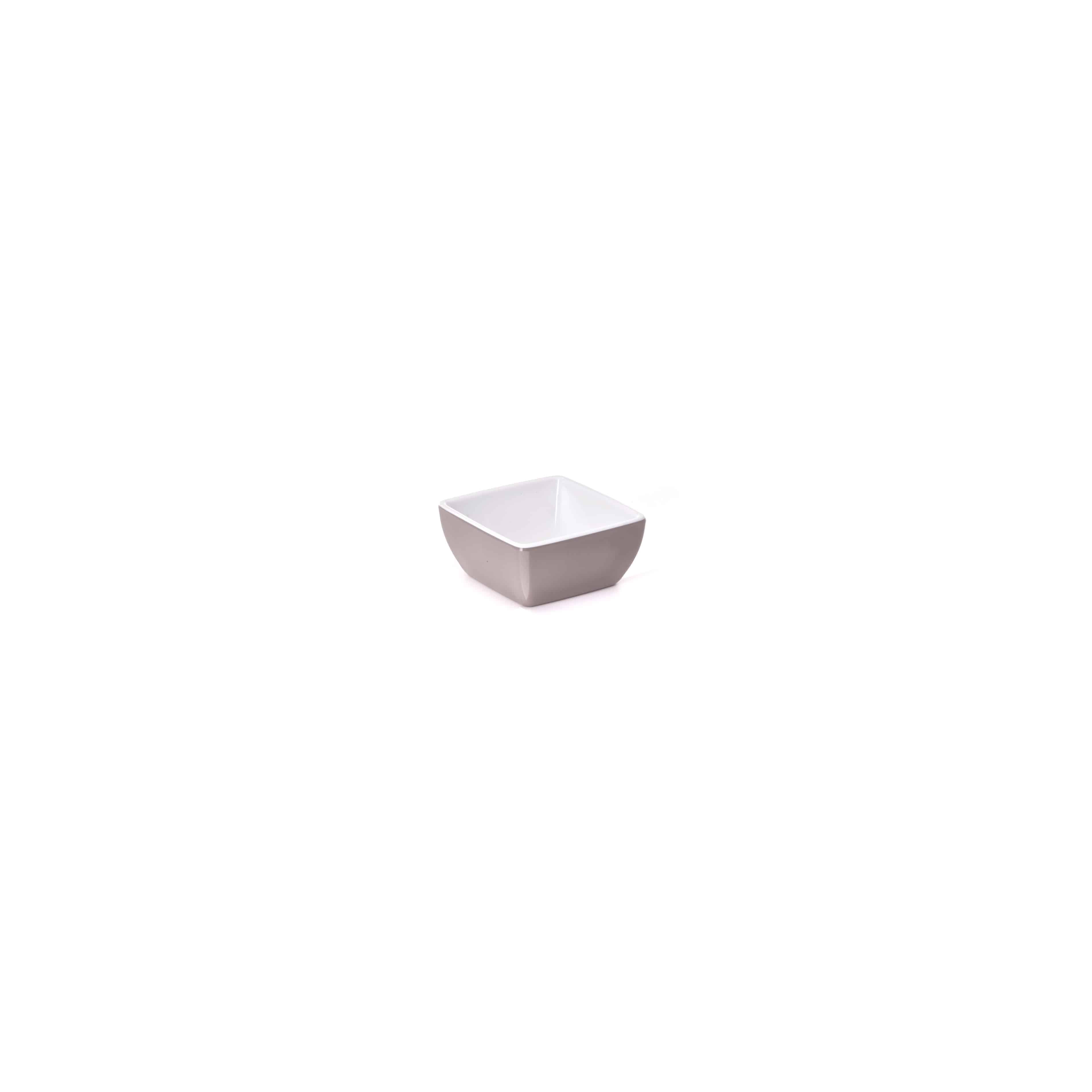 primeware-quality-melamine-schale-9-cm-eckig-taupe-wei image 1