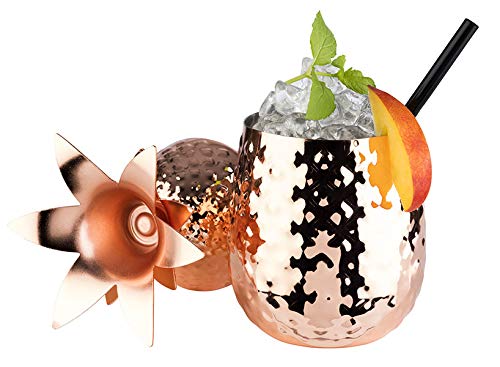 aps-bar-pineapple-93334-becher-0-5-l-kupfer-look-deckel image 4