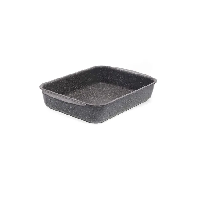 primeware-graniteware-bake-tray-auflaufform-25-5x38-cm-titan image 1