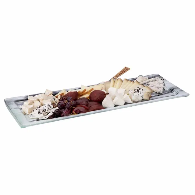 rosseto-ven-glass-aroma-platte-gls062bw-rechteckig-black-white image 1