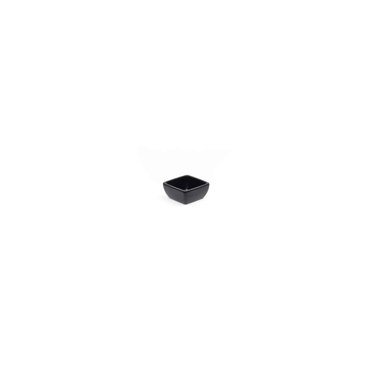 primeware-quality-melamine-schale-eckig-schwarz-6cm-mini image 1
