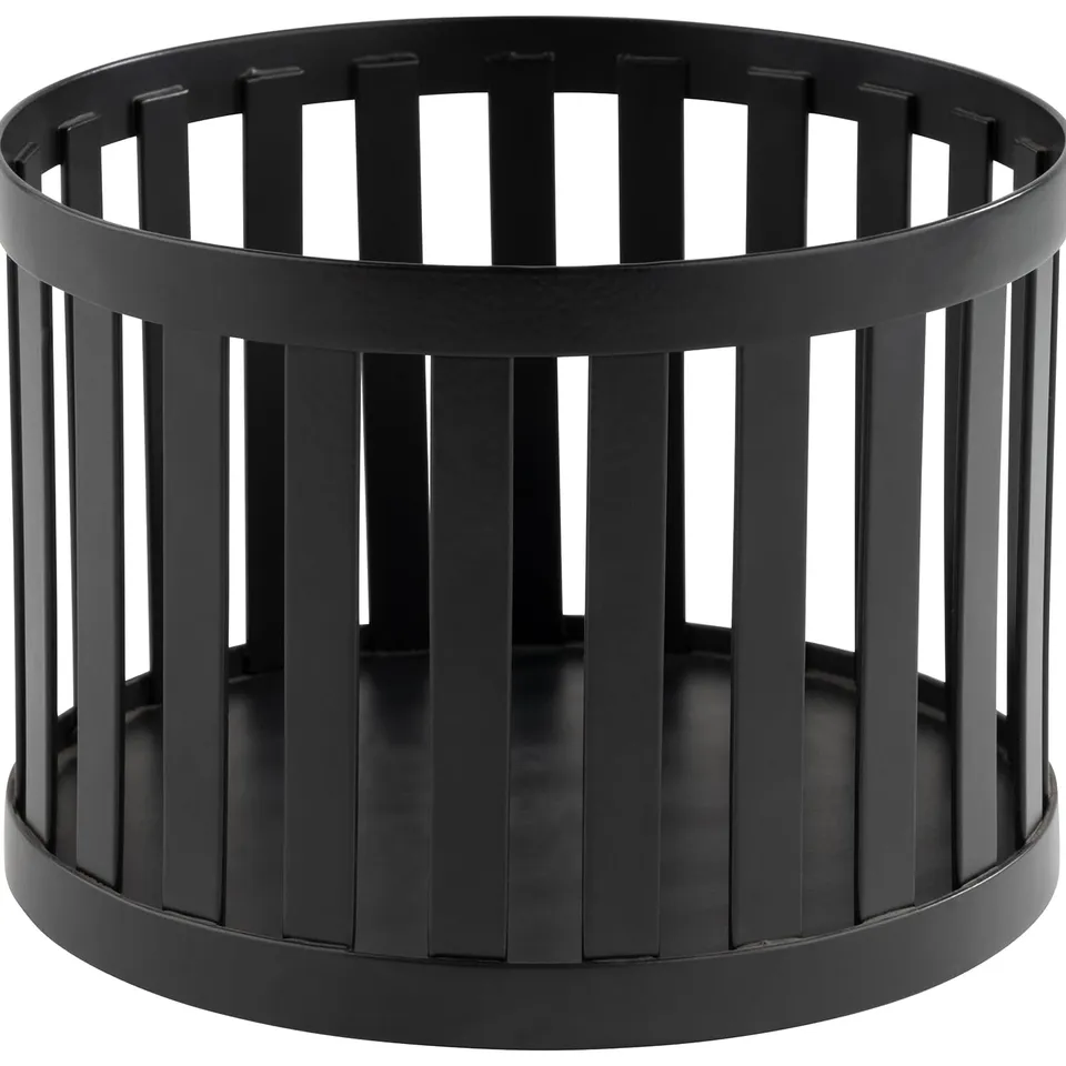 aps-profi-line-15336-korb-edelstahl-schwarz-15-cm image 1
