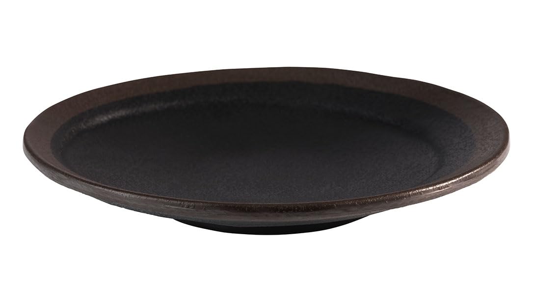 aps-marone-teller-melamin-schwarz-20-5-cm image 1
