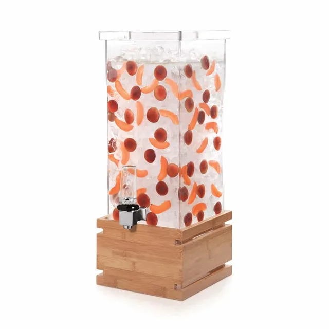 rosseto-ld131-getr-nkespender-bambus-15-liter-eckig image 1