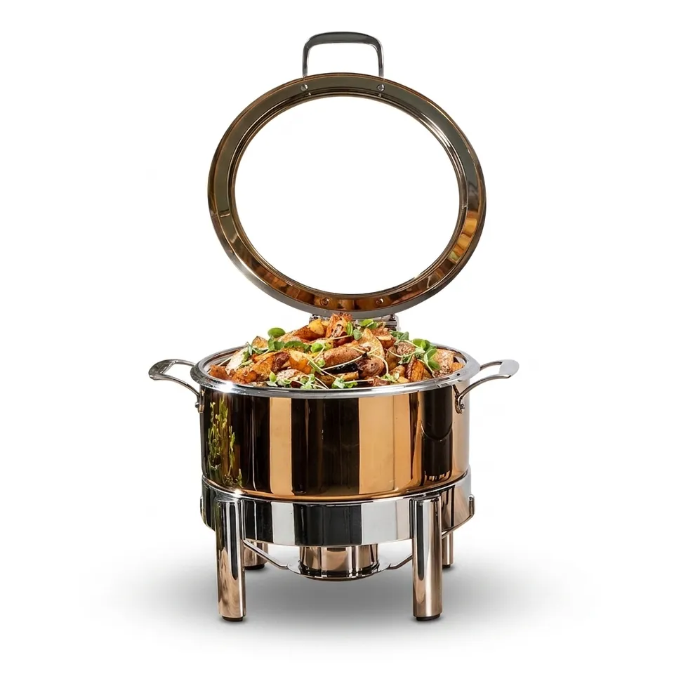 rosseto-le-dish-gwd300k-gr-chafing-dish-gold-4-8-qt image 1