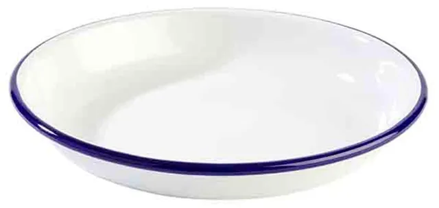 aps-pure-40661-suppenteller-emaille-wei-blau-18-cm image 1