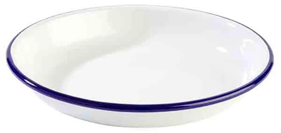 aps-pure-40661-suppenteller-emaille-wei-blau-18-cm image 1